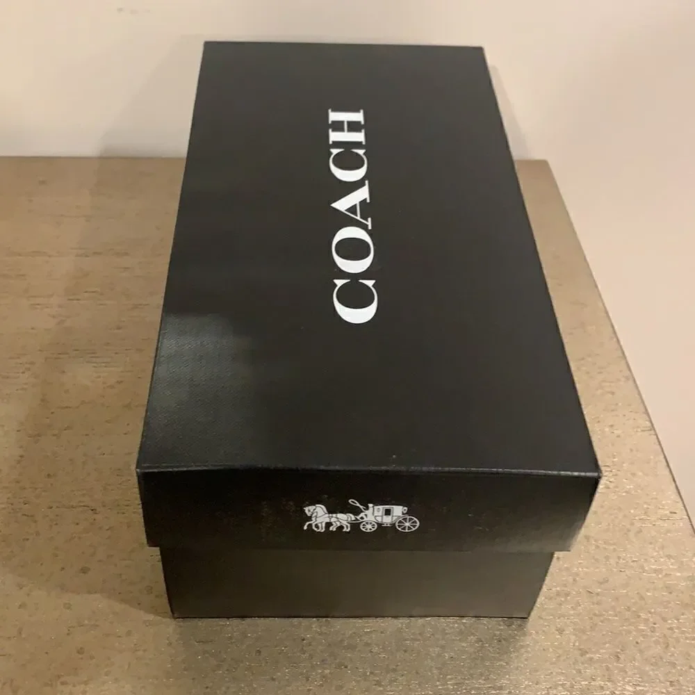 Coach shoe box and booklet